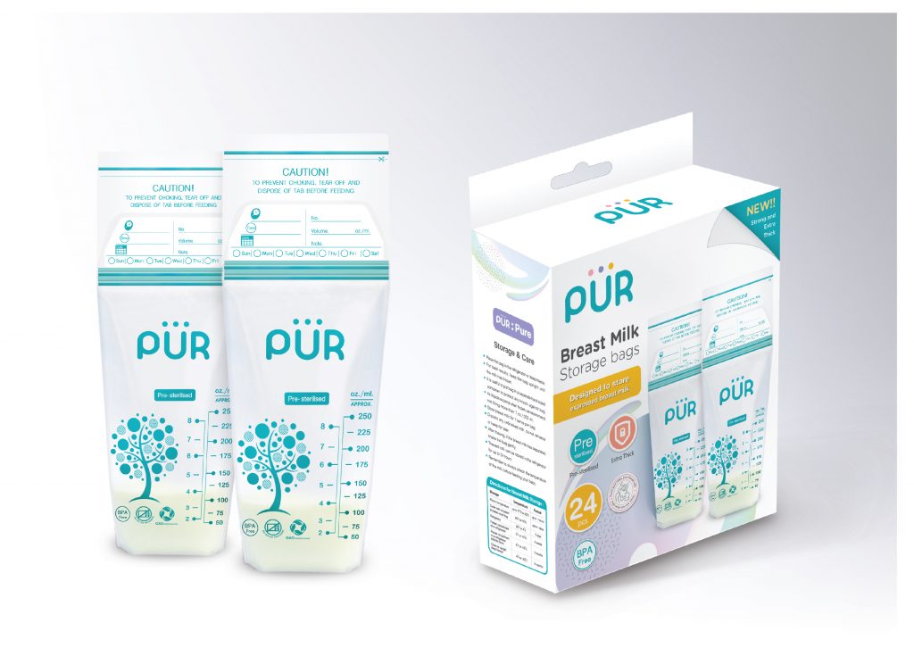 PUR Breastmilk Storage Bags - 24s