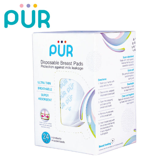 PUR Milksafe Disposable Breast Pads 24s