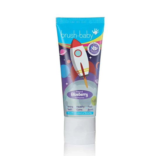 Brush-Baby 50ml Kids Toothpaste Natural - Rocket