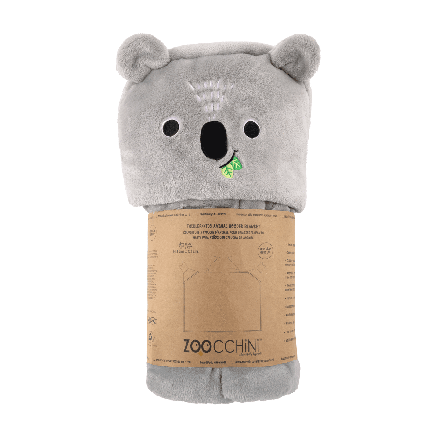 Zoocchini Wearable Hooded Blanket - Kai the Koala