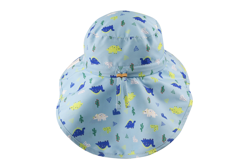 FlapJack Kids Cape Sun Hat - Dinosaurs