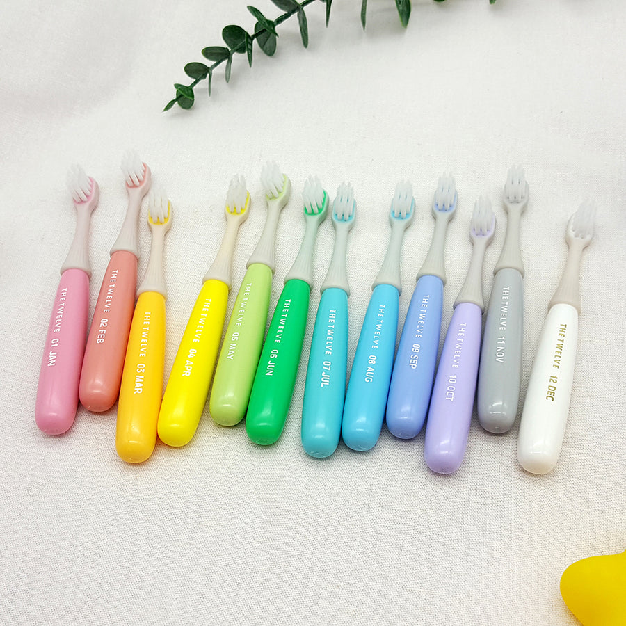 The Twelve 1-3Y Toddler Toothbrush (12pcs) - Pastel