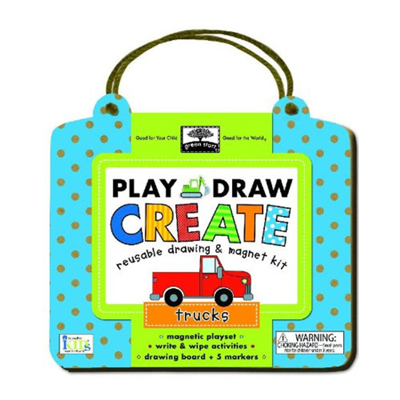 Innovative Kids Play, Draw, Create - Trucks