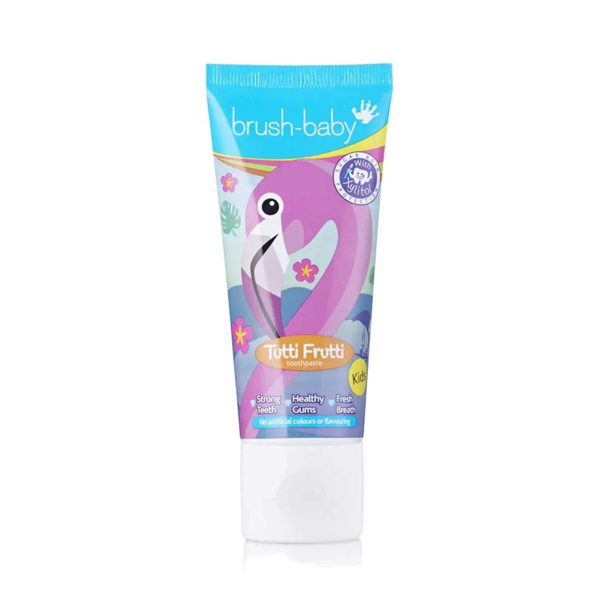 Brush-Baby 50ml Kids Toothpaste Tutti Frutti - Flamingo