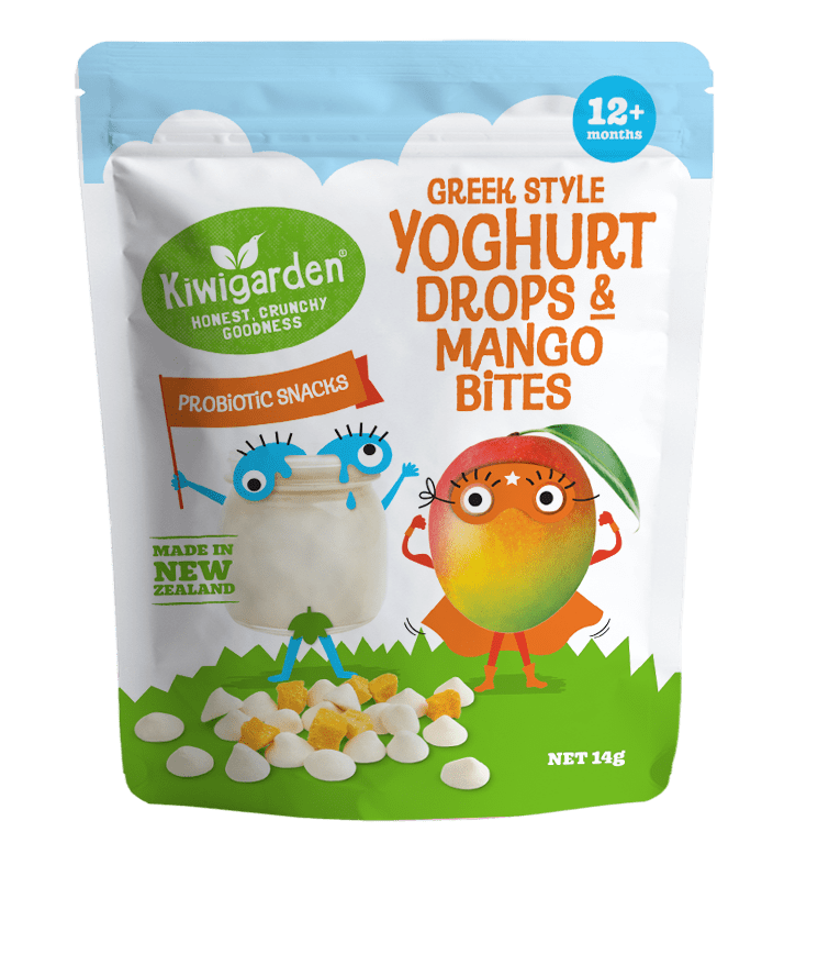 Kiwi Garden Greek Style Yoghurt Drops & Mango Bites 14g