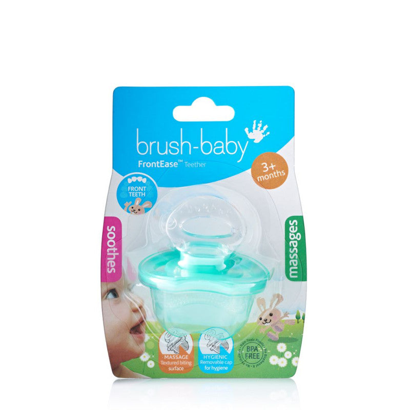 Brush-Baby Front Ease Teether - Teal