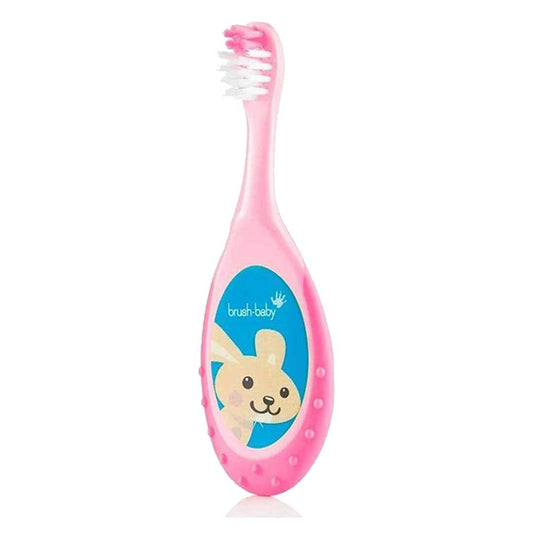 Brush-Baby Bobbie Flossbrush 0-3y - Pink