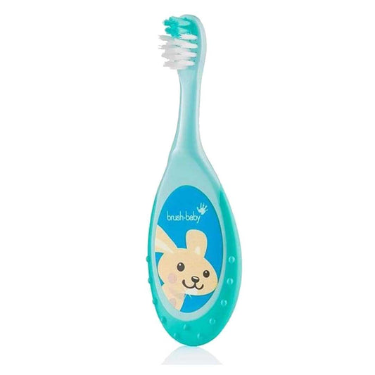 Brush-Baby Bobbie Flossbrush 0-3y - Teal