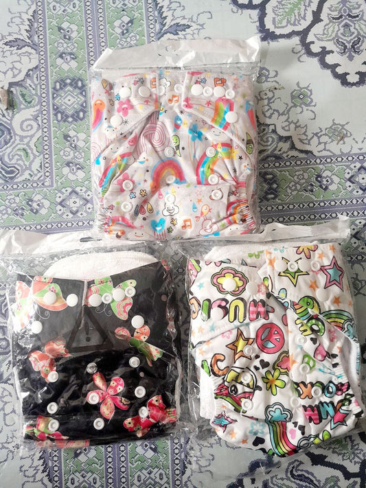 Next9 Cloth Diaper (Assorted design)