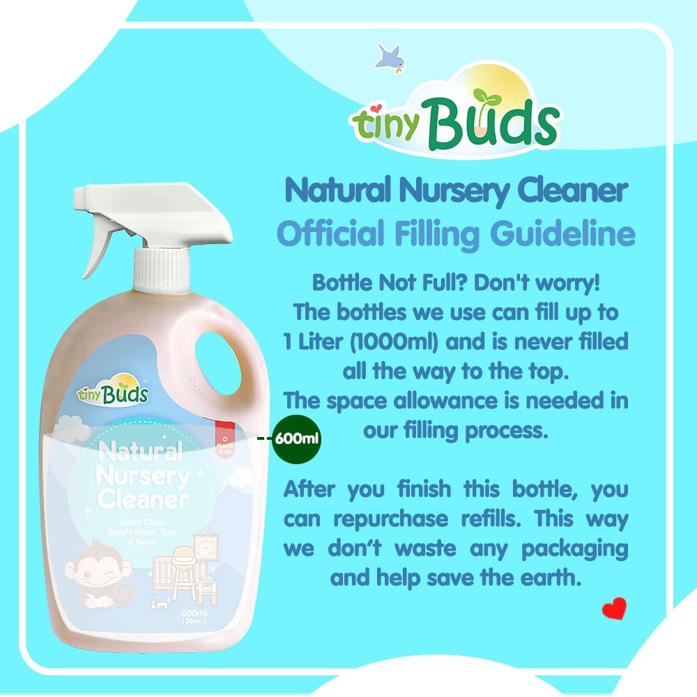 Tiny Buds 600ml Natural Nursery Cleaner