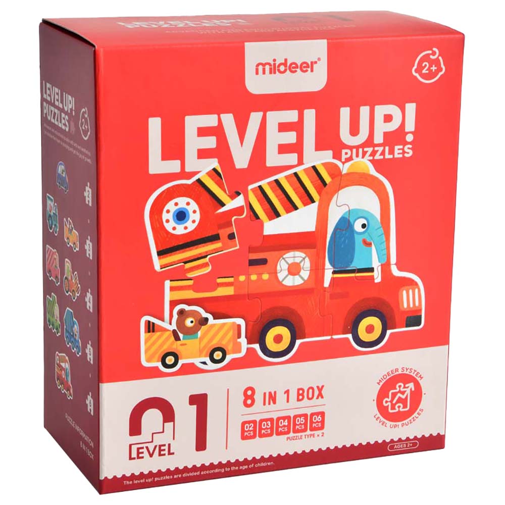 Mideer Level Up Puzzles - Traffic