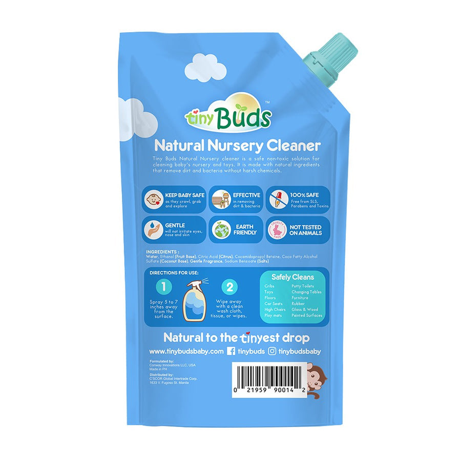 Tiny Buds 500ml Natural Nursery Cleaner Refill