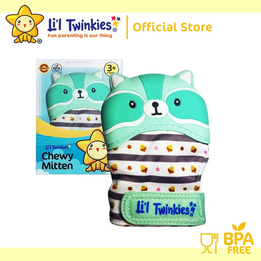 Li'l Twinkies Chewy Mitten - Raccoon