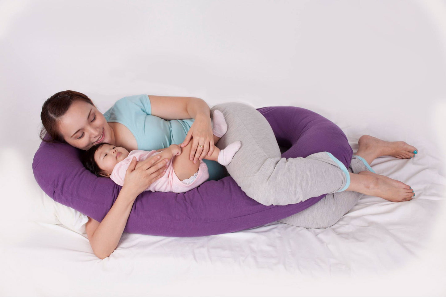 Snug A Hug Body Pillow Plain - Indigo