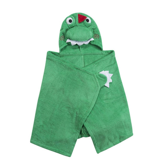 Zoocchini Hooded Towel - Devin the Dino