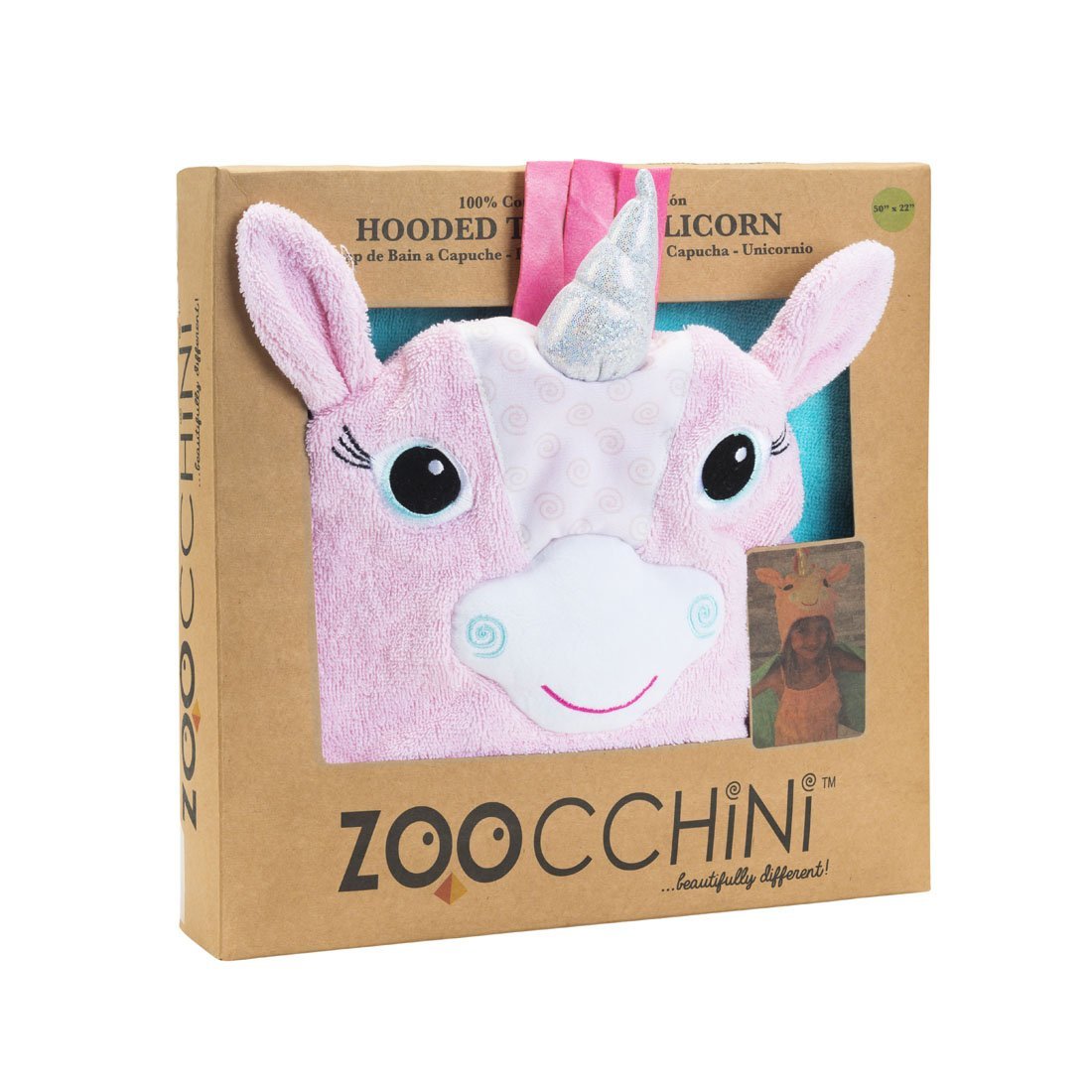 Zoocchini Hooded Towel - Ali the Unicorn