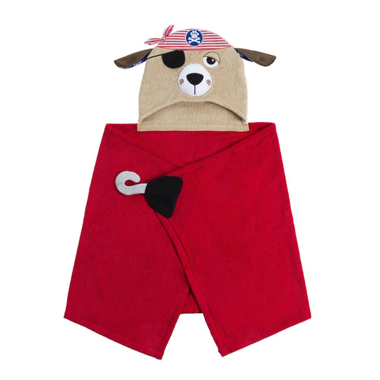Zoocchini Hooded Towel - Pedro the Pirate Dog
