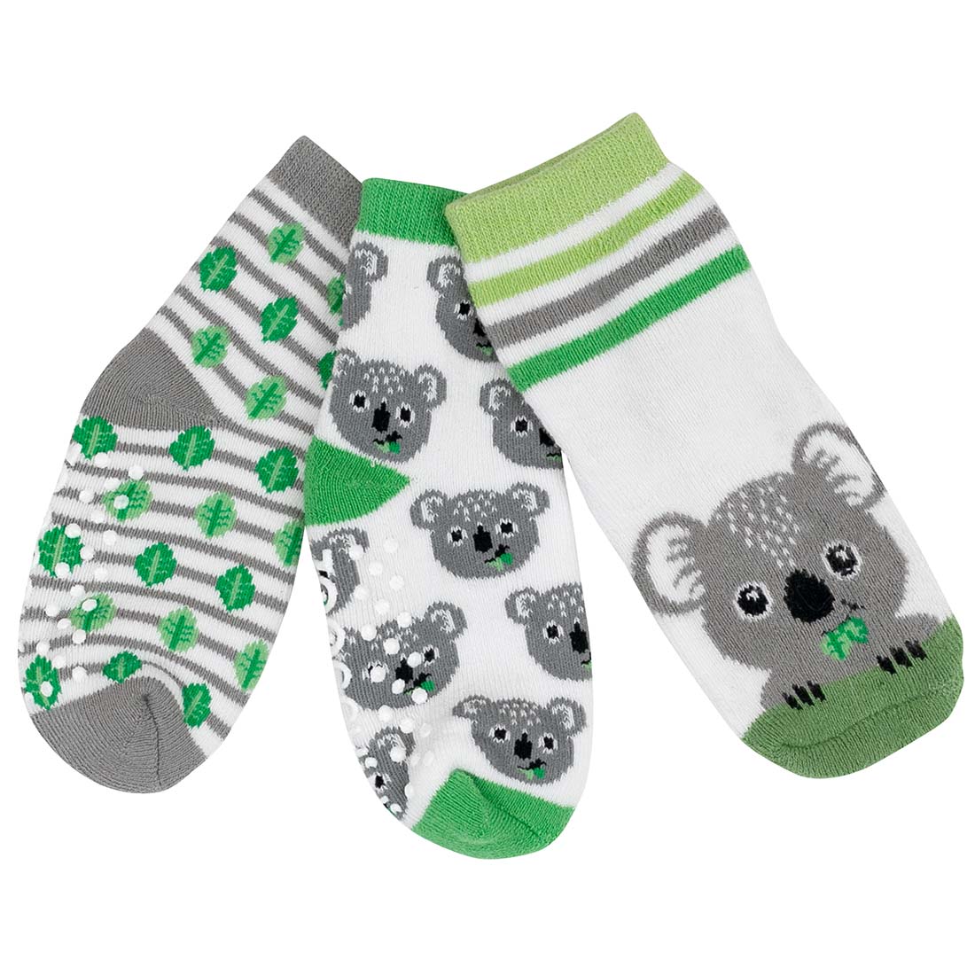 Zoocchini Terry Socks Set - Kal the Koala