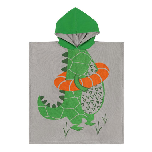 Zoocchini Kids Hooded Poncho - Aiden the Alligator