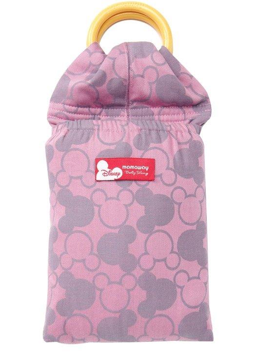 12812 Mamaway Baby Ring Sling Mickey Kaleidoscope Pink