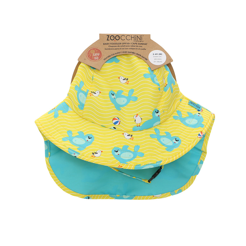 Zoocchini Cape Sunhat - Sydney the Seal