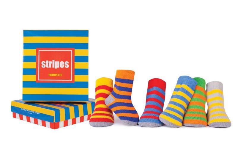 Trumpette Stripes Socks, 6 Pack