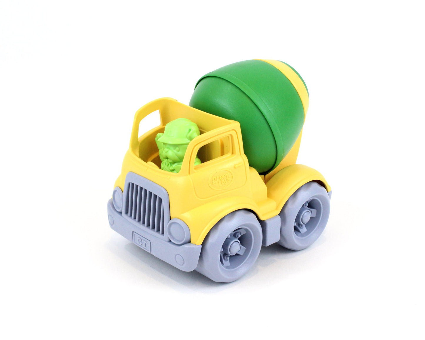 Green Toys Construction Truck Mixer - Green/Yellow