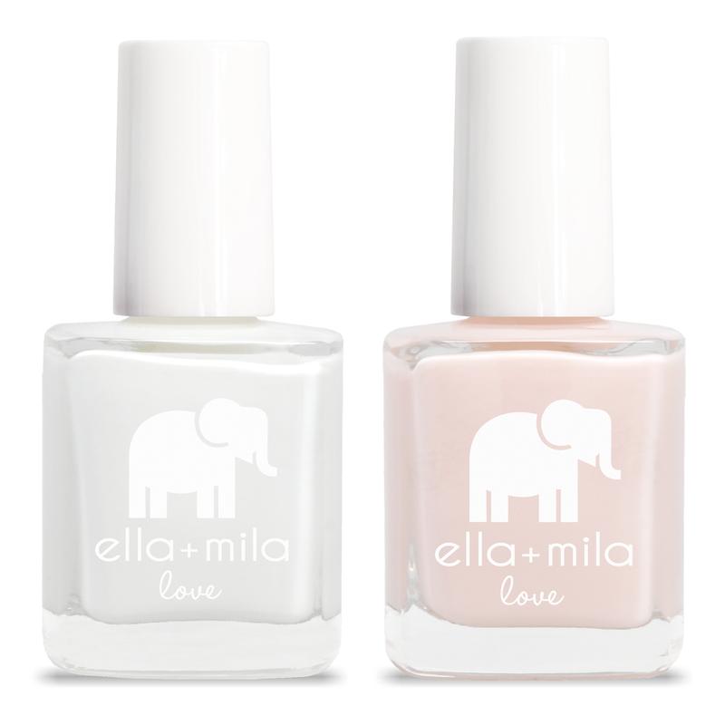 Ella+Mila French Mani Set : Pure Love & Barely Pink