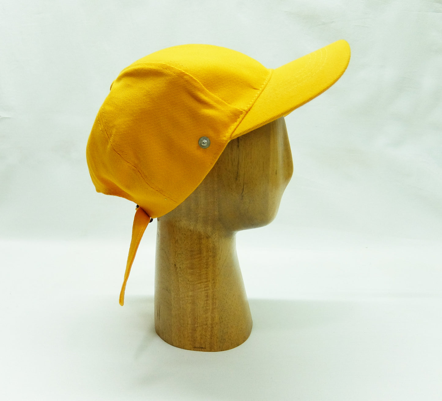 Twill Cap with Face Shield - Yellow