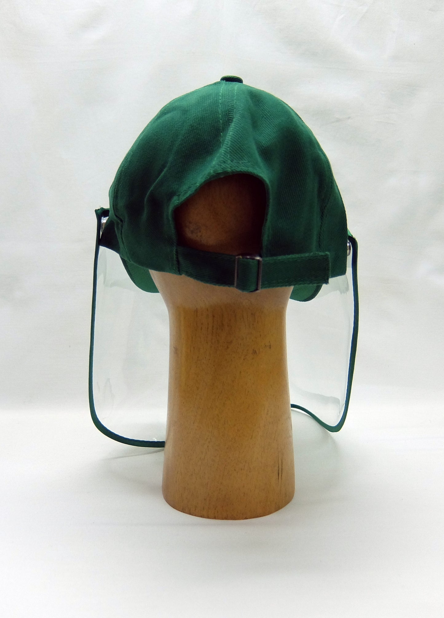 Twill Cap with Face Shield - Green