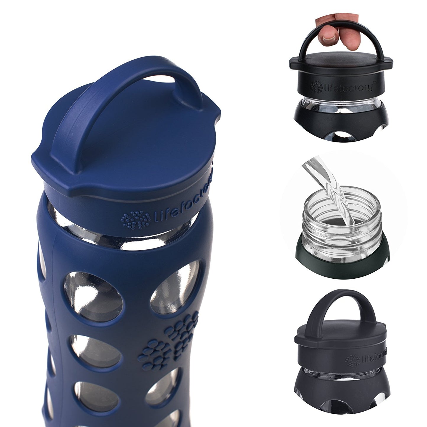 Lifefactory 22oz Classic Cap Bottle