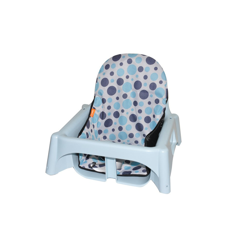 Babyhood High Chair Seat Cushion - Blue Dots