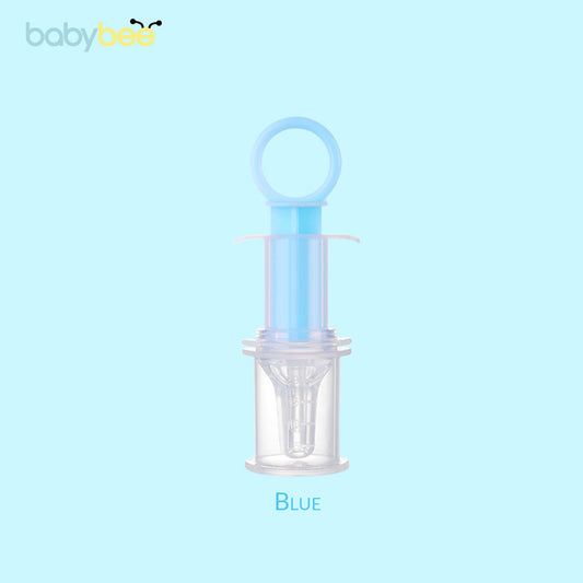 Babybee Silicone Medicine Feeder - Blue