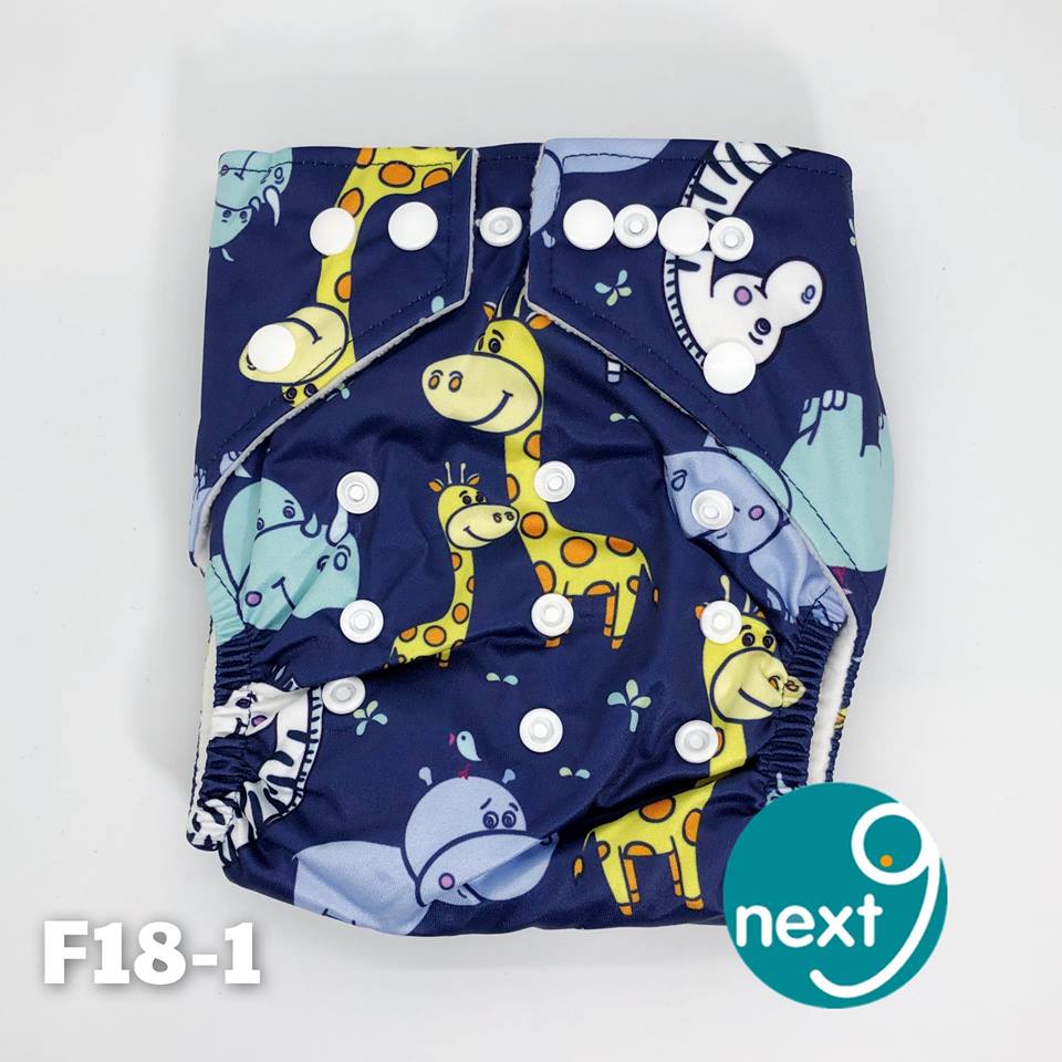 Next9 Cloth Diaper Safari Friends