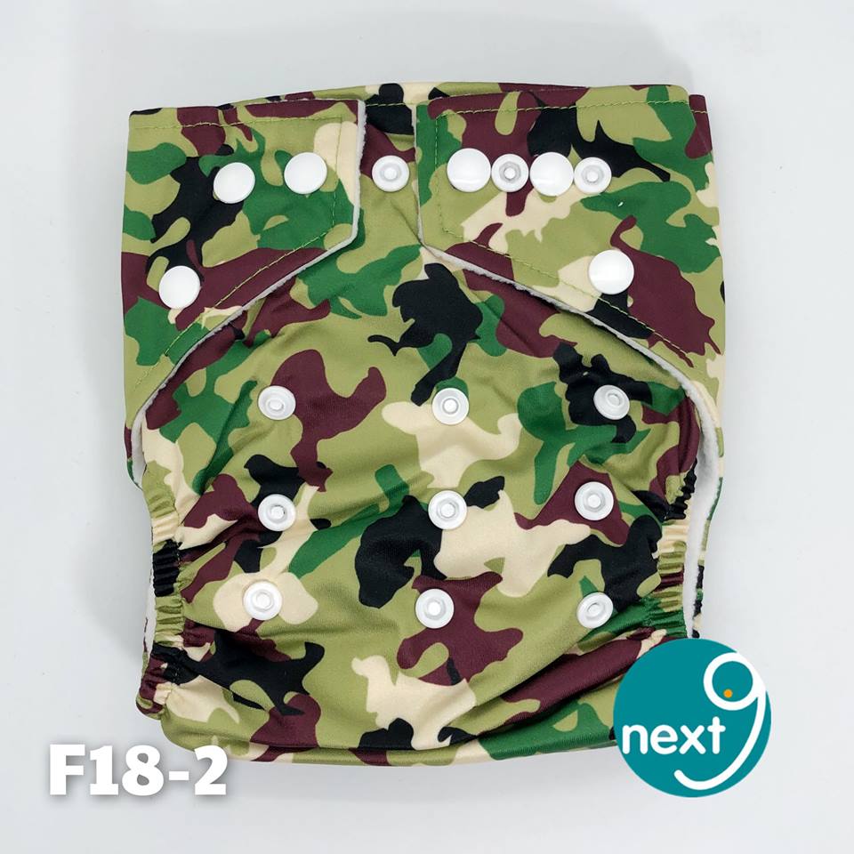Next9 Cloth Diaper Army Green
