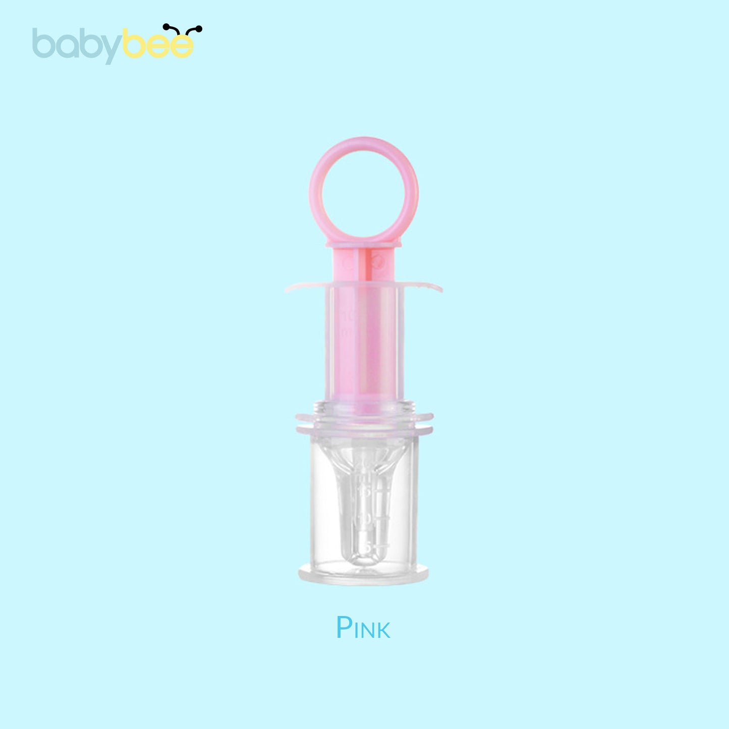 Babybee Silicone Medicine Feeder - Pink