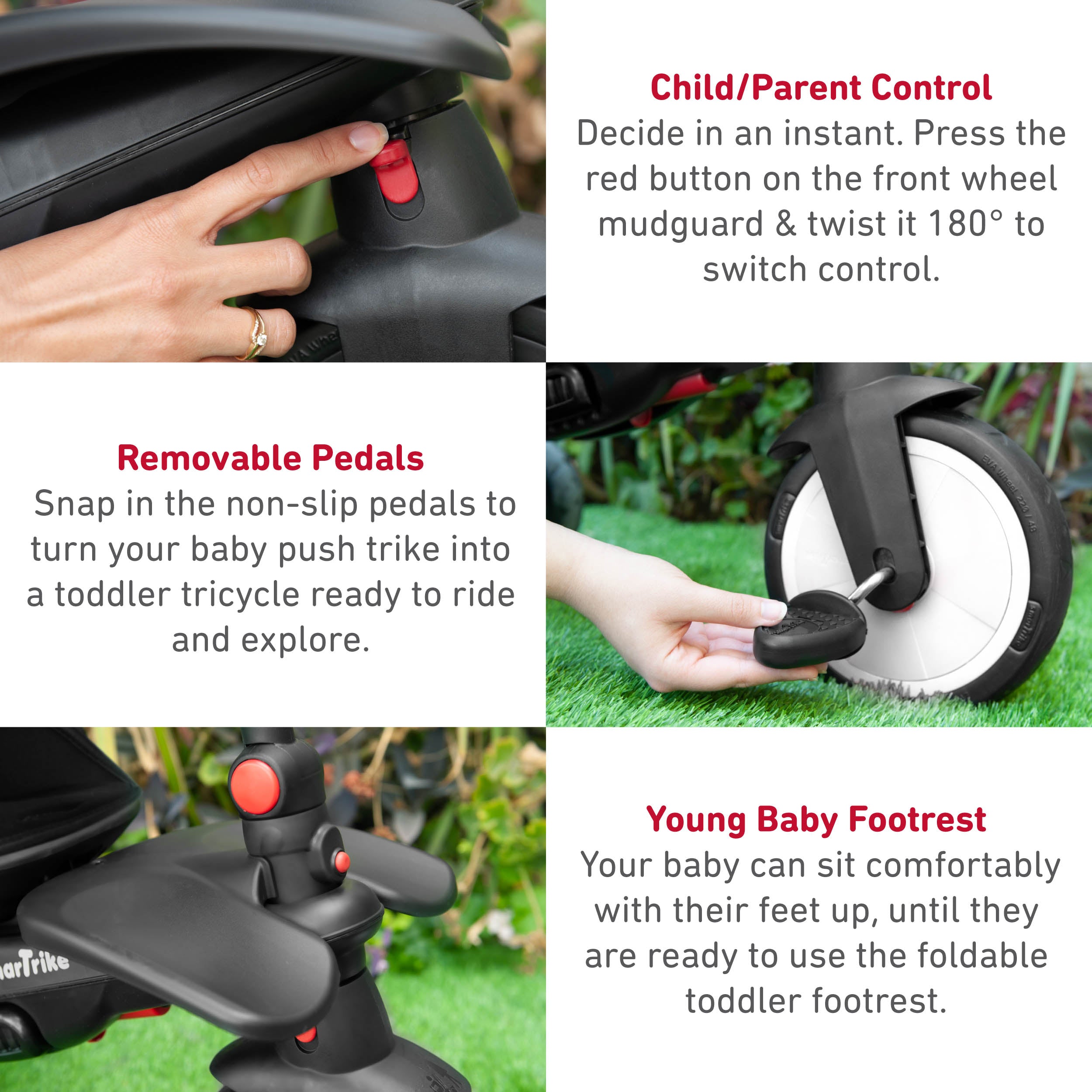 Smart best sale trike footrest