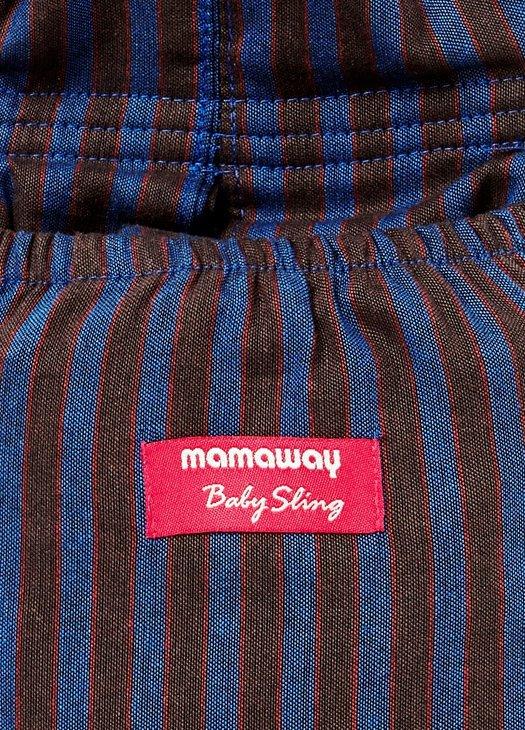 59955 Mamaway Baby Ring Sling Blueberry and Brownie