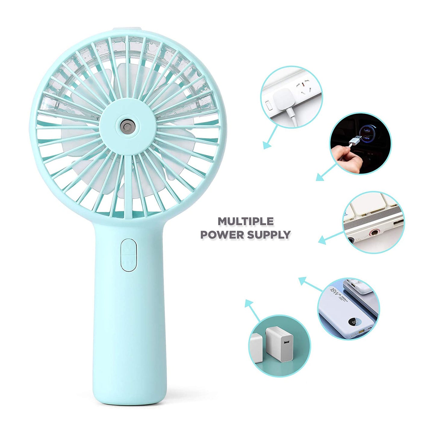 Babybee Rechargeable Hand Fan with Mist
