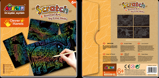 Avenir Scratch Art - Animal Art