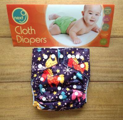 Next9 Cloth Diaper (3pk Assorted)