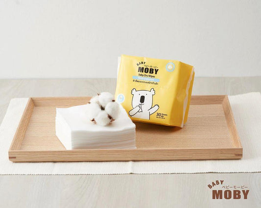 Baby Moby Multi-Purpose Baby Dry Wipes (30 sheets)