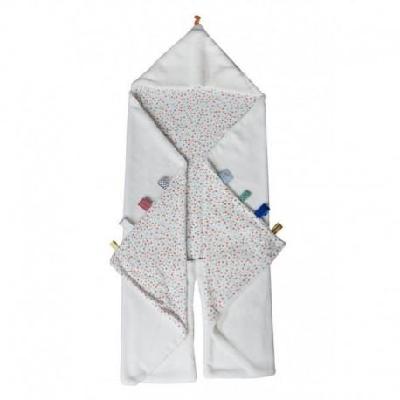 Snoozebaby Wrap Blanket Trendy Wrapping (80x80cm) - Confetti White