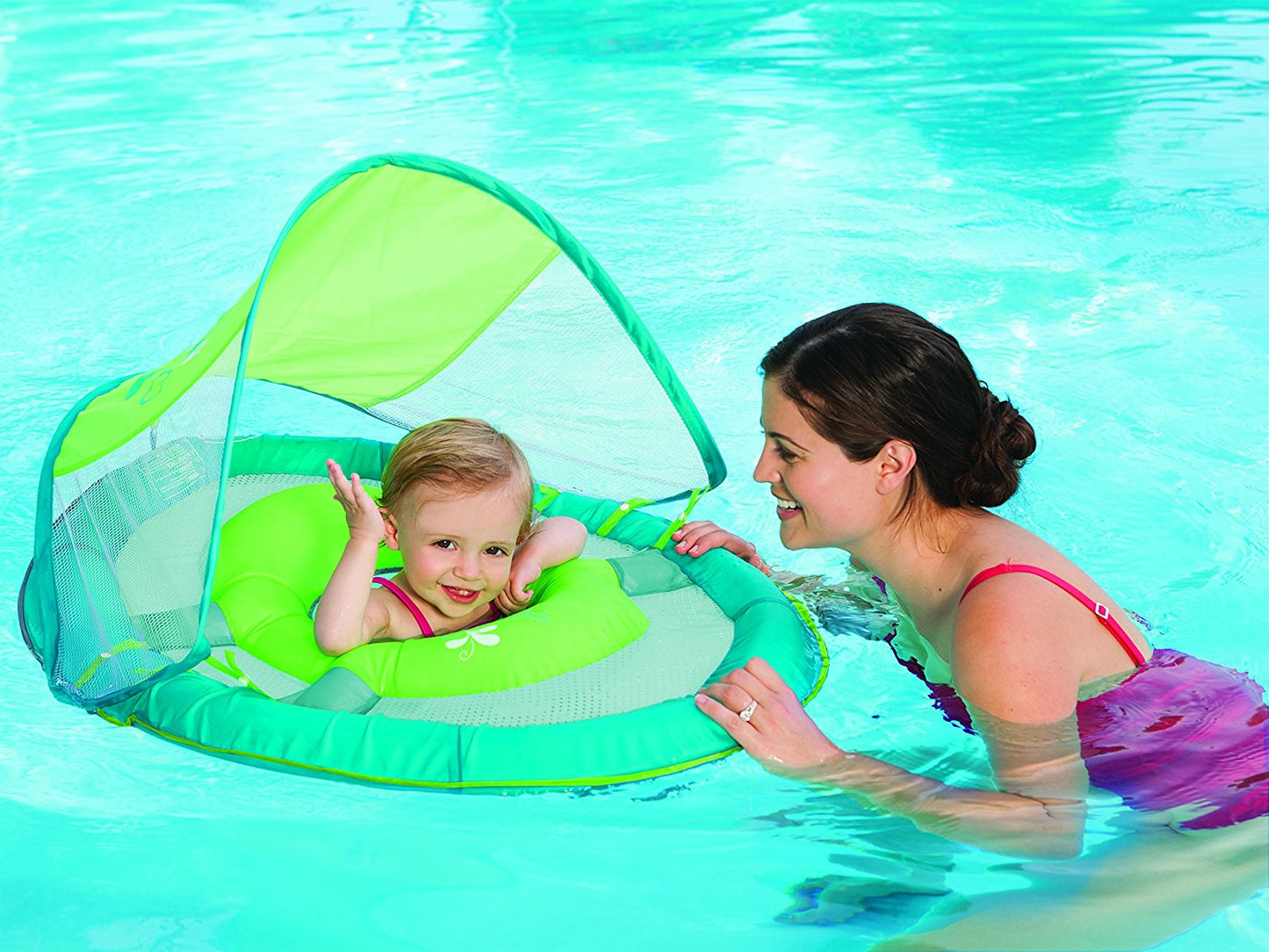 Swimways Baby Spring Float - Turquoise Whale