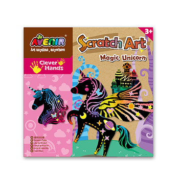 Avenir Scratch Art - Magic Unicorn Pegasus Cut Out
