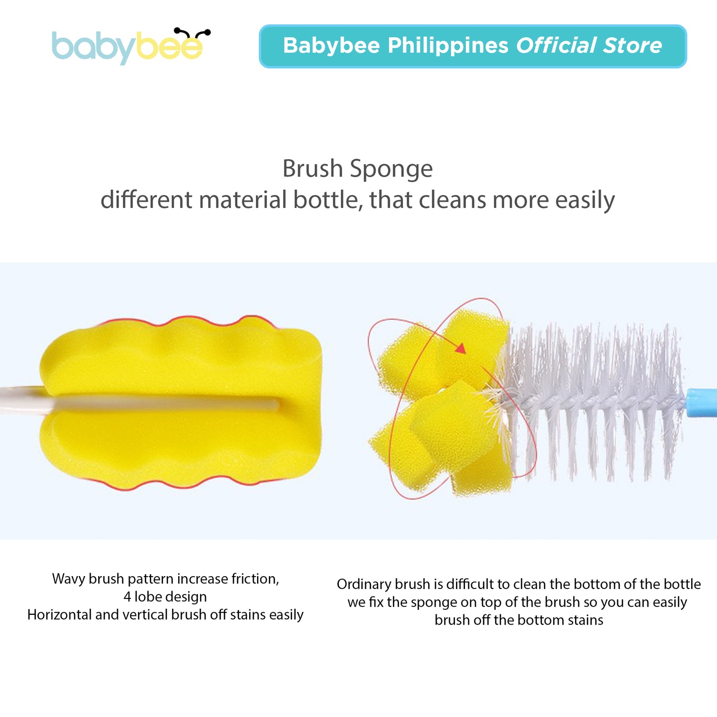 Babybee Baby Bottle Brush Cleaning Set