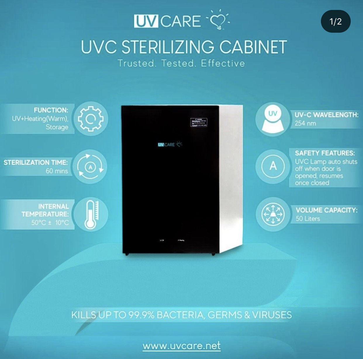 UV Care Sterilizing Cabinet