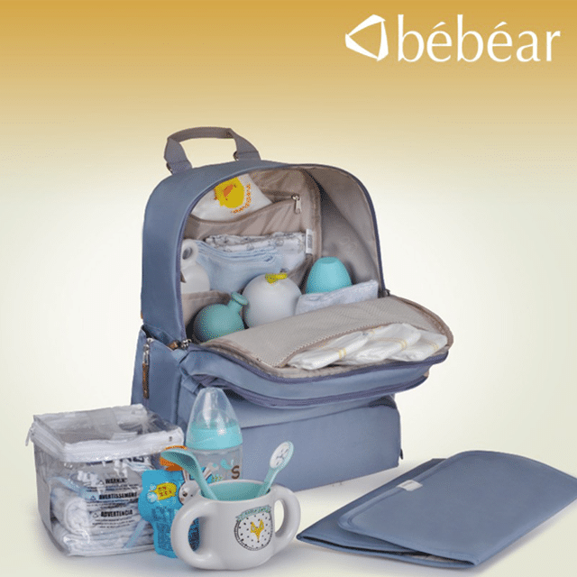 Bebear Bennett Diaper Backpack - Licorice Black