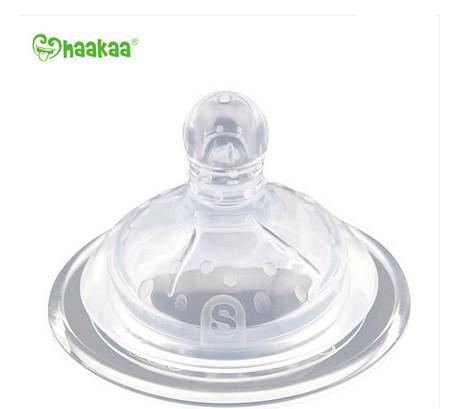 Haakaa Silicone Bottle Anti-Colic Nipple (2pc)