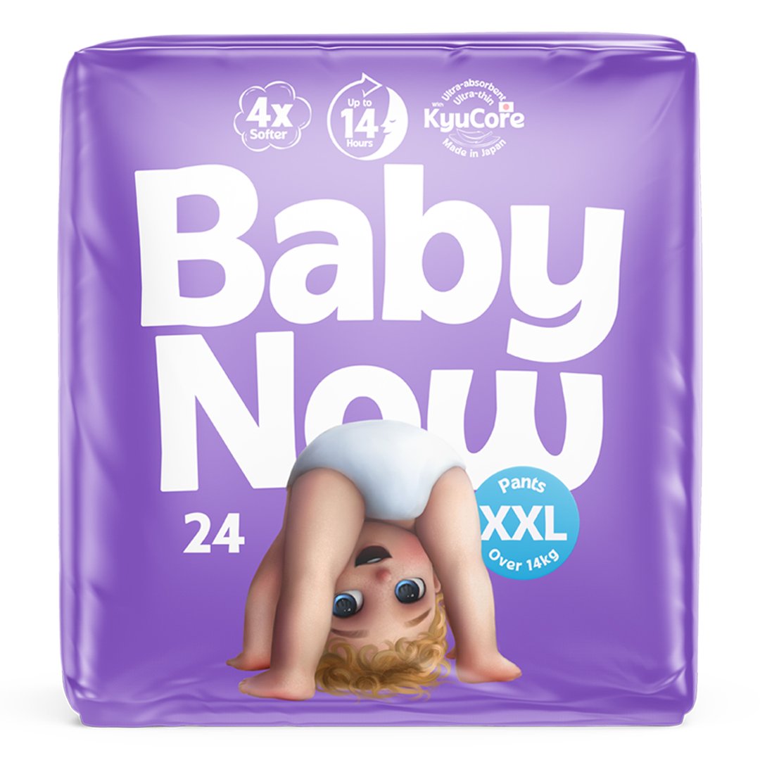 Baby Now Premium Disposable Baby Diaper Pants 24s - XXL